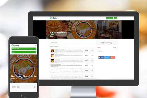 Online Order Management System of iEatery